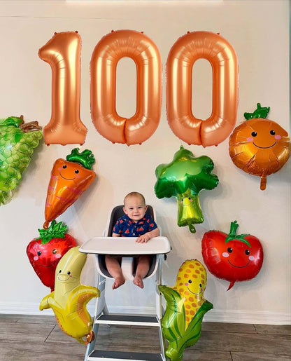 Orange Number Balloon by [Brand Name] - 40 Inch 0 Balloon for Birthday Decorations | Perfect for Parties