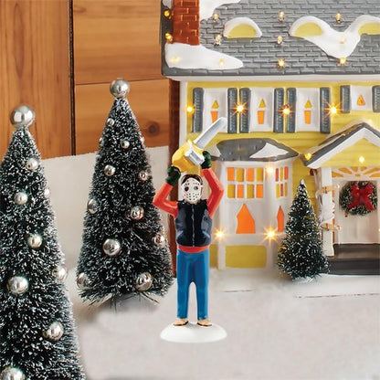 Department 56 Snow Villages | National Lampoon's Christmas Vacation Clark Trims the Tree Figurine - 4.53 Inch