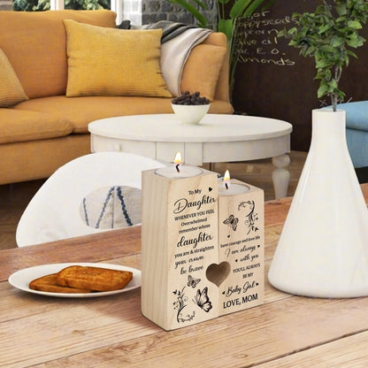 SteadStyle Candle Holders for Daughters - Heartfelt Gifts from Mom for Mother's Day, Birthdays & More
