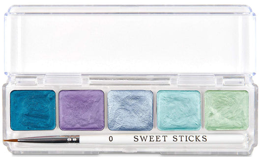 Sweet Sticks Edible Art Water-Activated Food Paint Mini Palette, Under the Sea