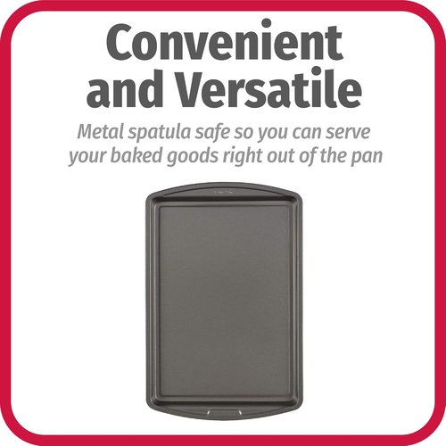 GoodCook Baking Sheet - Carbon Steel Construction, Scratch-Resistant & Nonstick | 9 x 13 Inch