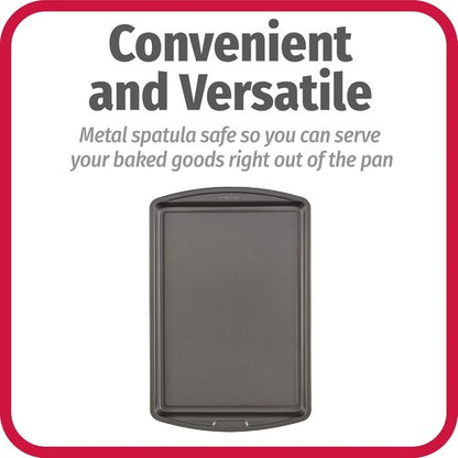 GoodCook Baking Sheet - Carbon Steel Construction, Scratch-Resistant & Nonstick | 9 x 13 Inch