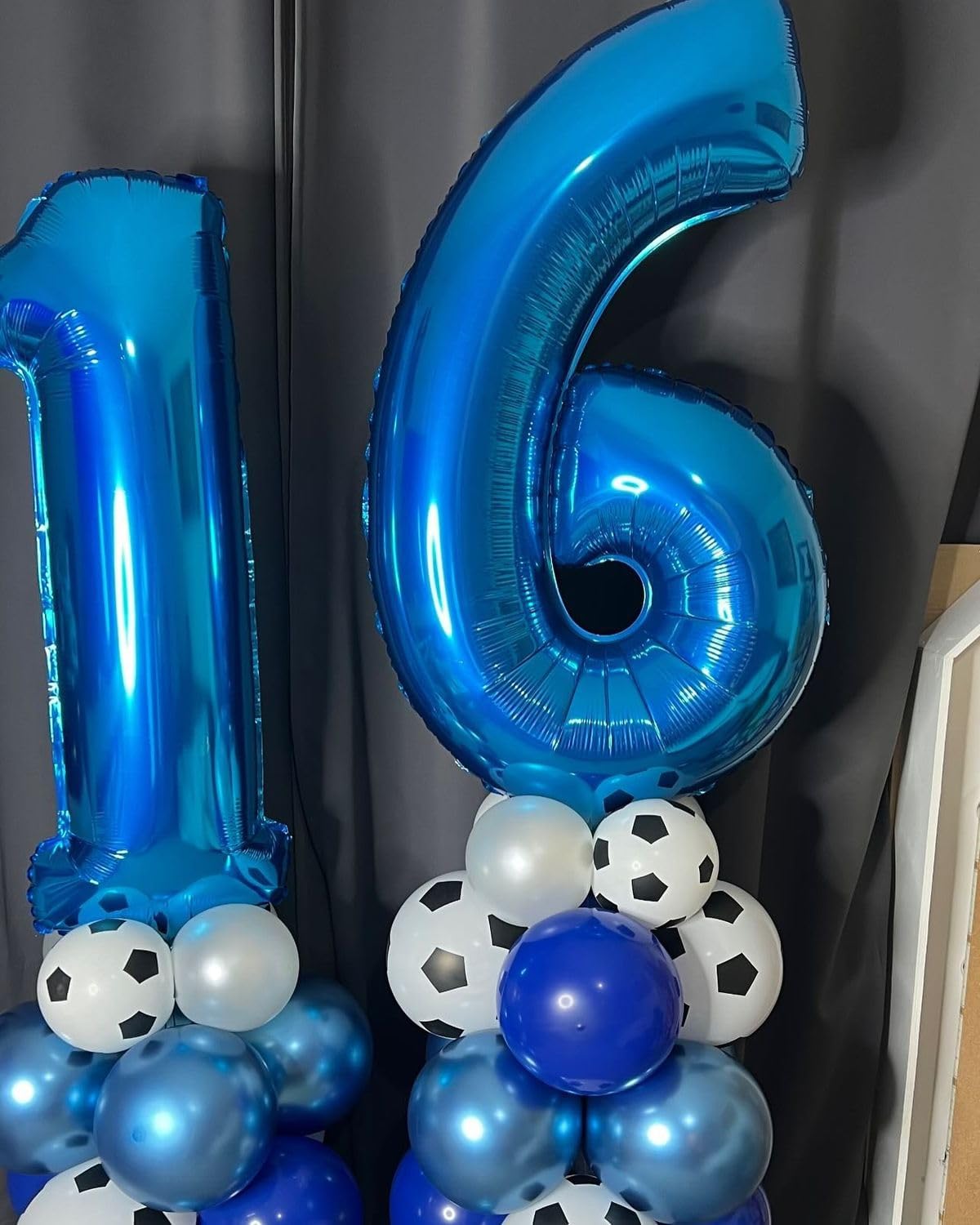 Number 26 Balloon - Dark Blue Foil Happy 26th Birthday Balloon | 40 Inch Large for Men & Women