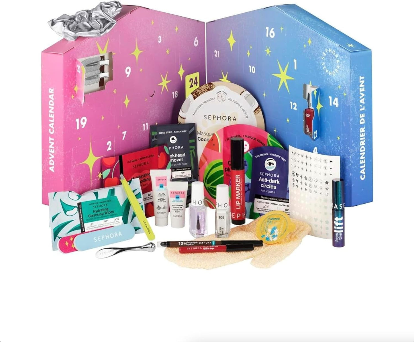 Sephora Advent Calendar 2024 - Moving Lights with 24 Surprises | Makeup, Skincare & Accessories