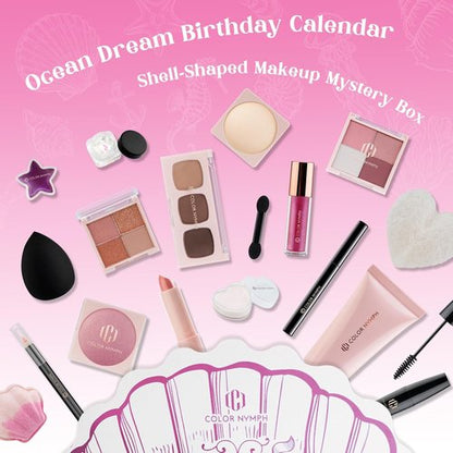 Color Nymph | 24-Piece Makeup Kit for Girls - Perfect Birthday Gift in Pink