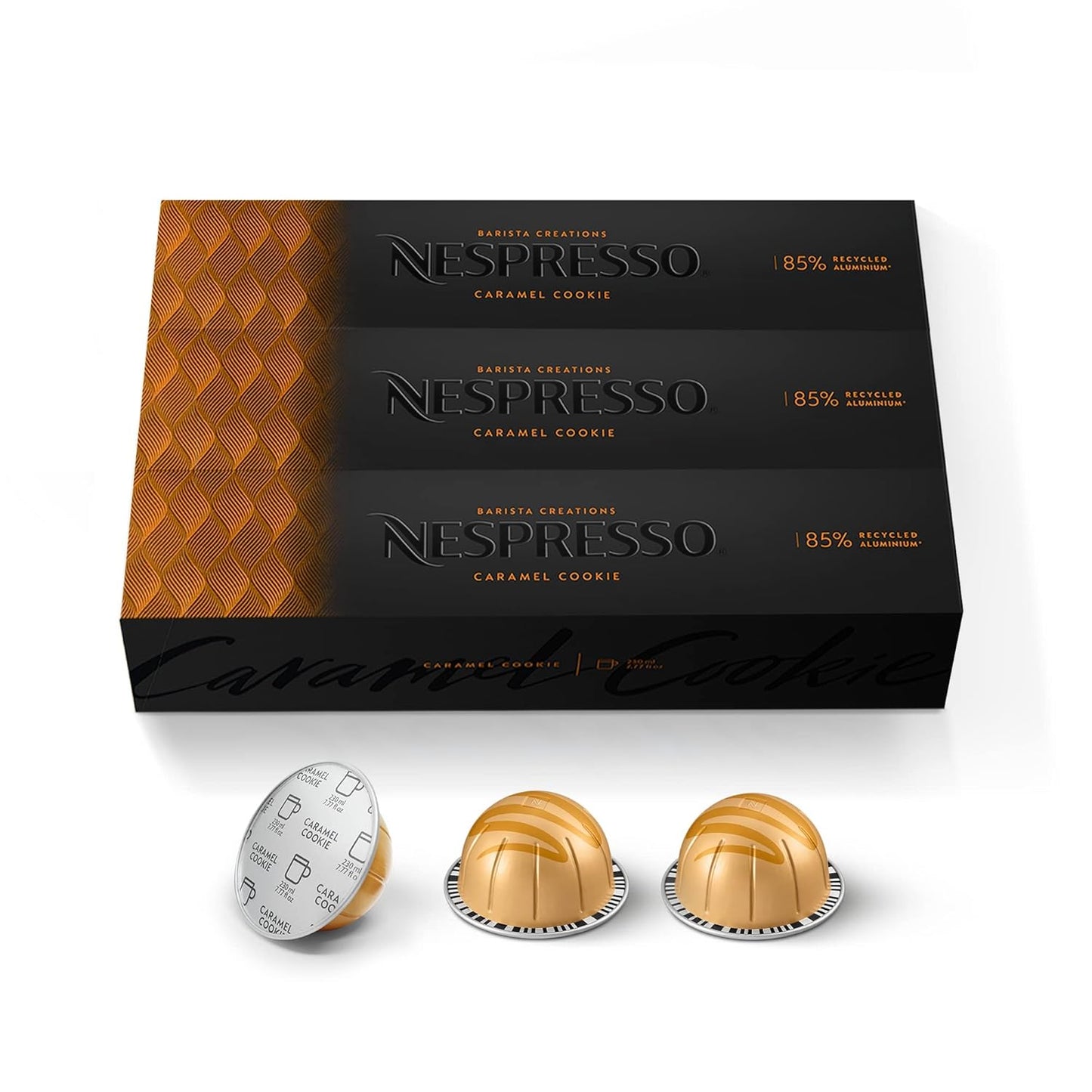 Nespresso Caramel Cookie VertuoLine Coffee Capsules - Mild Roast, 40-Count Pods