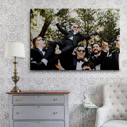 Skiennix Personalized Canvas Wall Art - Custom Framed Prints with Your Photo | Unique Home Decor