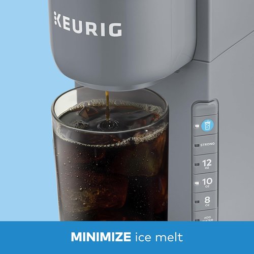 Keurig K-Iced Coffee Maker - Single Serve Iced Coffee Machine with Hot & Cold Brewing | Gray