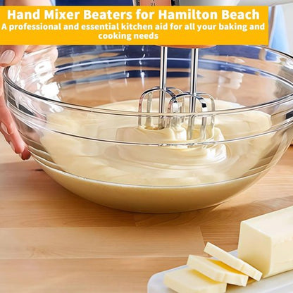 Hamilton Beach Hand Mixer Beaters - Compatible with 62682RZ, 62692, 64699, 62695V Models