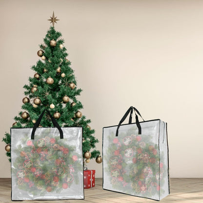 Skiennix Clear Storage Bags - 6 Pack Zippered Organizers for Blankets, Clothes & Bedding | Underbed Storage Solutions