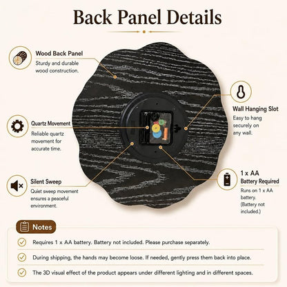 11.8 in Egg Shaped Wall Clock with Solid Wood Dial - Funny Kitchen Clock Variation of THIS listing: 11.81 in
