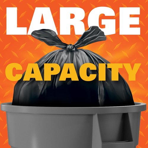 Hefty | 30 Gallon Easy Flaps Trash Bags - Durable & Convenient Waste Disposal Solution