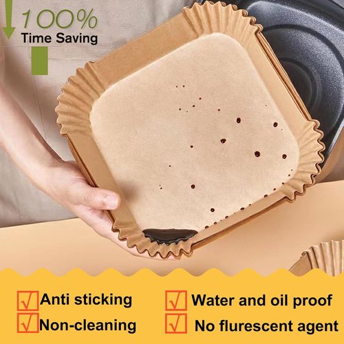 Instant Pot Vortex Plus Air Fryer Liners - 150 Pcs Disposable Paper, 7.9 Inches for 3-6QT Baking