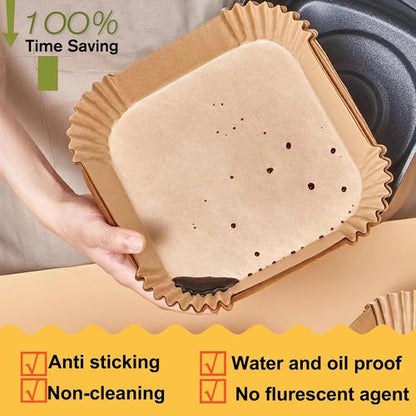 Instant Pot Vortex Plus Air Fryer Liners - 150 Pcs Disposable Paper, 7.9 Inches for 3-6QT Baking