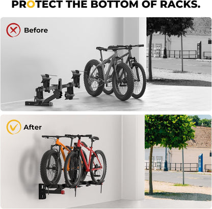 BougeRV Hitch Wall Mount | 2" Receiver | Max 300LBS Capacity | Bike & Cargo Rack Storage Solution