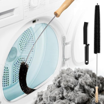 Holikme Dryer Vent Cleaner Kit - Flexible Lint Remover & Brush for Dust and Pet Hair Cleanup