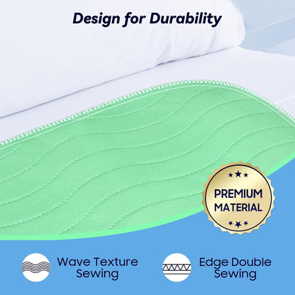 Skiennix Extra Heavy Absorbency Washable Underpads - 36” x 36” Waterproof Quick Drying Bed Pads for Incontinence & Pets