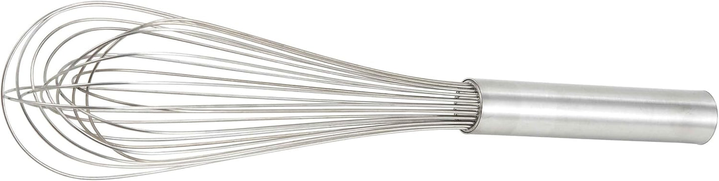 Winco Stainless Steel Piano Wire Whip - 10-Inch Kitchen Tool for Effortless Mixing