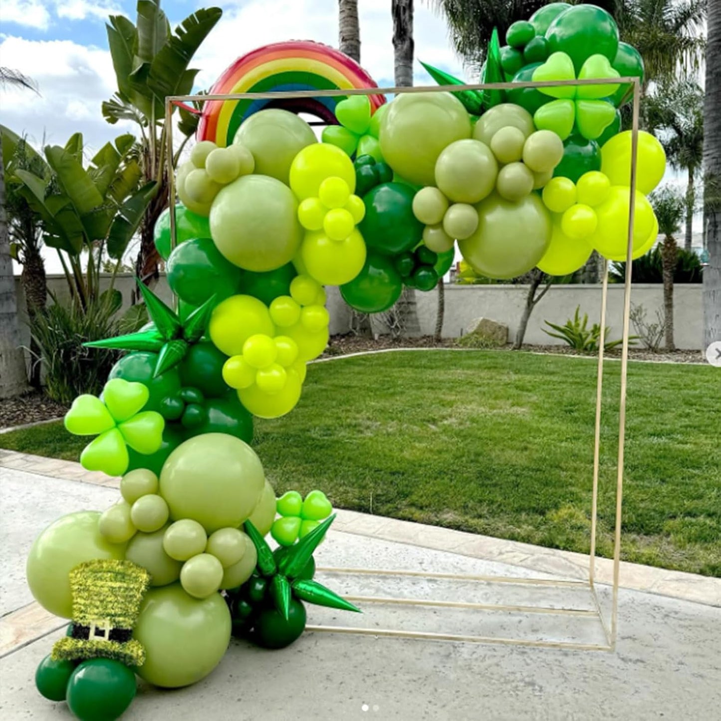 Awenztech Dark Green Balloons - 12 Inch Forest Green Latex | 50 Pack for Jungle & Birthday Parties