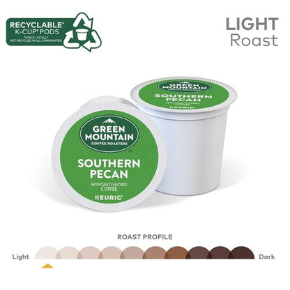 Green Mountain Coffee Roasters Southern Pecan K-Cup Pods - Flavored Light Roast, 48 Count
