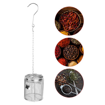 Spice Seasoning Strainer Stainless Steel Tea Strainer Soup Seasonings Seperation Basket Spice Filter