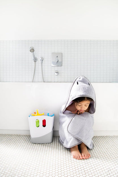 Ubbi Bath Toy Organizer - Freestanding Caddy with Removable Drying Rack for Toddlers | Gray