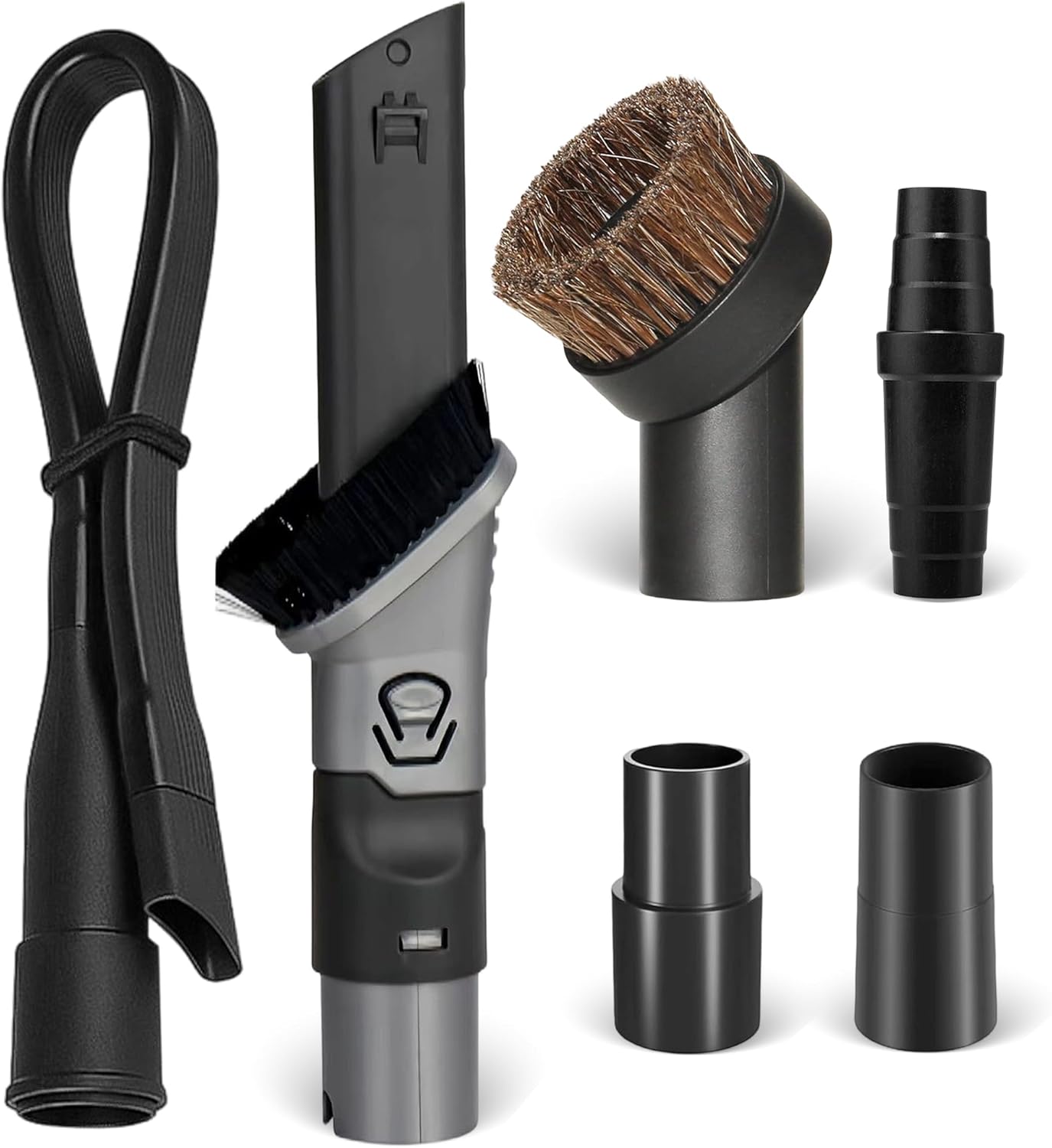 Shark Vacuum Cleaner Attachments - 6PCS 2-in-1 Crevice & Dusting Brush Set | Compatible with HV322, HV320, NV600