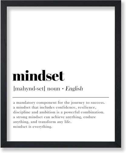Poster Master Motivational Mindset Print - Inspiring Typography Wall Art - 8x10 Unframed Decor