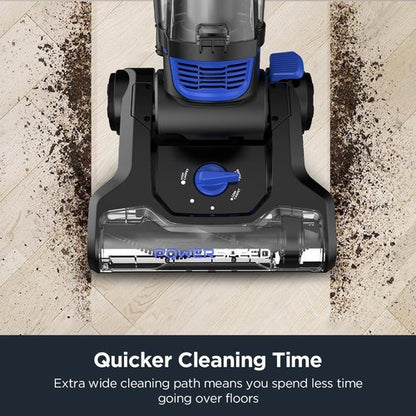 Eureka Powerful Lightweight Upright Vacuum Cleaner - Ideal for Carpet & Hard Floors | Blue & Black
