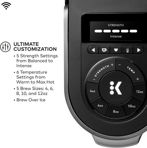 Keurig K-Supreme Plus SMART Coffee Maker - Single Serve K-Cup Brewer with MultiStream Technology, 78 Oz, Black