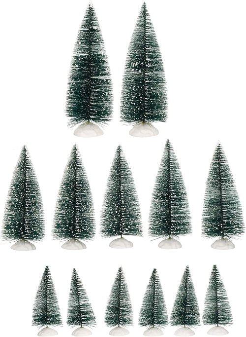Mark Feldstein & Associates LED Tea Light Winter Village - 31-Piece Porcelain Christmas Figurine Set