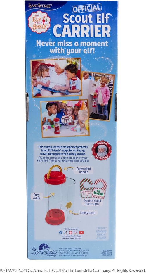 Elf On The Shelf - Official Scout Elf Carrier for Family Adventures | Perfect for Holiday Fun
