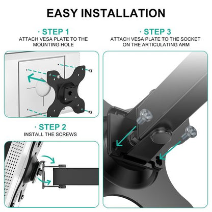 WALI Mount for Show 21, Show 15, Adjustable Wall Mounting Bracket with Heavy Duty 15” Extension Arm, Rotate Tilt Swivel for Show 21, Show 15, Holds up to 33lbs, Black