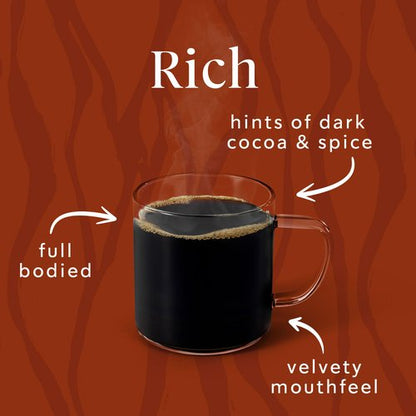Starbucks Ground Coffee, Dark Roast Hot or Iced Coffee, Caffè Verona, Six 18 oz Bags