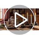 10-Inch Battery Operated LED Window Candles with Bronze Base - Dusk to Dawn Sensor