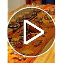 Thanksgiving Beige Cheesecloth Table Runner for Wedding & Holiday Decor - 1 Pack