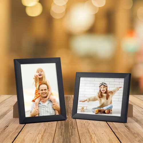 Giftgarden 6x8 Picture Frame Black 6 x 8 Photo Frames Bulk for Wall or Tabletop Display, 12 Pack