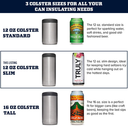 YETI Rambler 12 oz. Colster Slim Can Insulator for the Slim Hard Seltzer Cans, Seafoam (NO CAN INSERT)