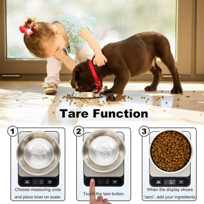 Skiennix Digital Kitchen Scale - 10kg/22lb Capacity for Accurate Grams & Ounces Measurements