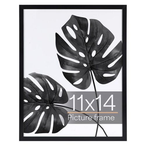 Giftgarden 11x14 Picture Frame Black, 11 by 14 Thin Photo Frame for Wall Tabletop Display, Single