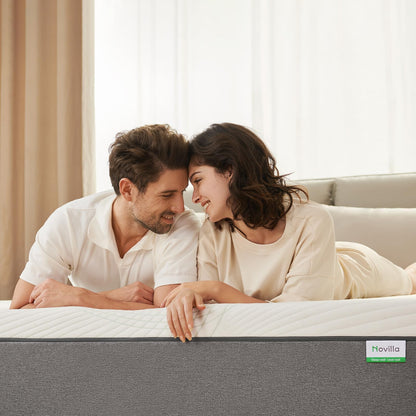 Novilla Queen Size Mattress, 10 Inch Gel Memory Foam Mattress for Plush Comfort, Pressure Relief, CertiPUR-US Certified, Mattress-in-a-Box, Embrace