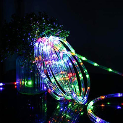 Skiennix 150ft LED Rope Lights - Connectable & Flexible Tube Lighting with 8 Modes | Waterproof for Indoor & Outdoor Use (Multicolor)