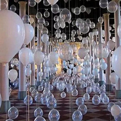 KAWKALSH Clear 5-Inch Balloons - 200 Mini Latex Party Balloons for Birthday & Baby Shower Decor