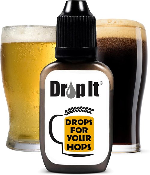 Drop It Drops for Your Hops - 10 mL Bottle - Naturally Reduces Sulfites and Tannins in Any Beer - Portable & Easy to Use - Treats Up to 35-45 Beers - USA Made - Vegan Friendly