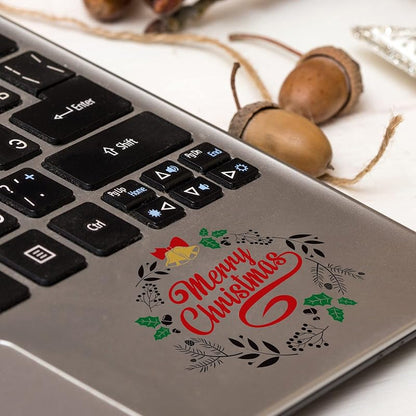 Simple Style 45 Pcs Christmas Quote Stickers - Peel & Stick Vinyl Decals (Variation of THIS listing)