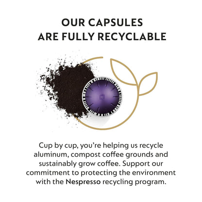 Nespresso Capsules Vertuo - Bold Espresso Variety Pack | Medium & Dark Roast, 40-Count Pods