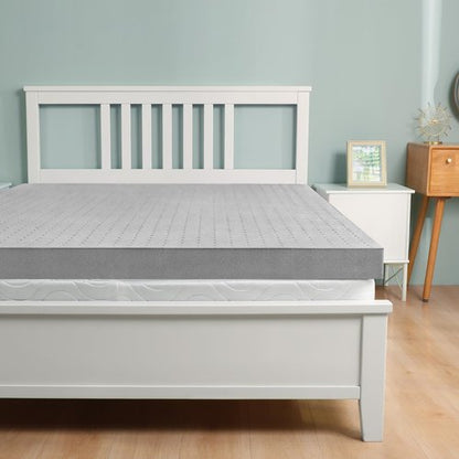 3 inch Twin XL (39"x80") Gel Memory Foam Mattress Topper Ventilated Soft Mattress Pad, Bed Topper, CertiPUR-US Certified, Twin XL Size, Gray