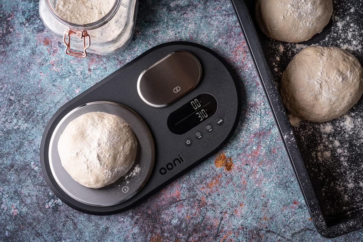 Ooni Dual Platform Digital Scales - Accurate Baking & Cooking Scales - LCD Display | Essential Pizza Oven Accessory