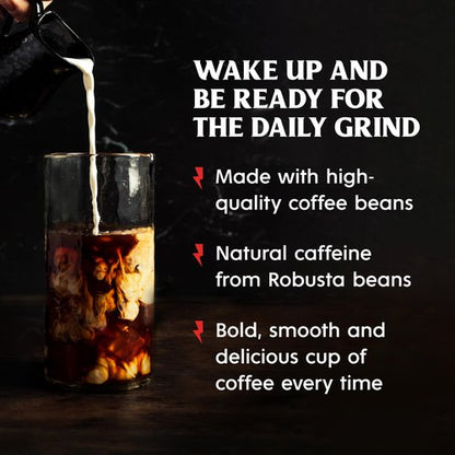 Death Wish Coffee, Whole Bean Espresso Roast - Organic, Fair Trade, Arabica and Robusta Coffee Beans, 14 ounce (Pack of 1)