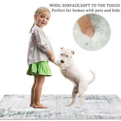 famibay Rug Runners for Hallways Non Slip 2x8 Runner Rug Washable Modern Runner Rugs with Rubber Backing Abstract Kitchen Runner Soft Low Pile Carpet Runners for Hallway Bathroom Entryway(Grey)